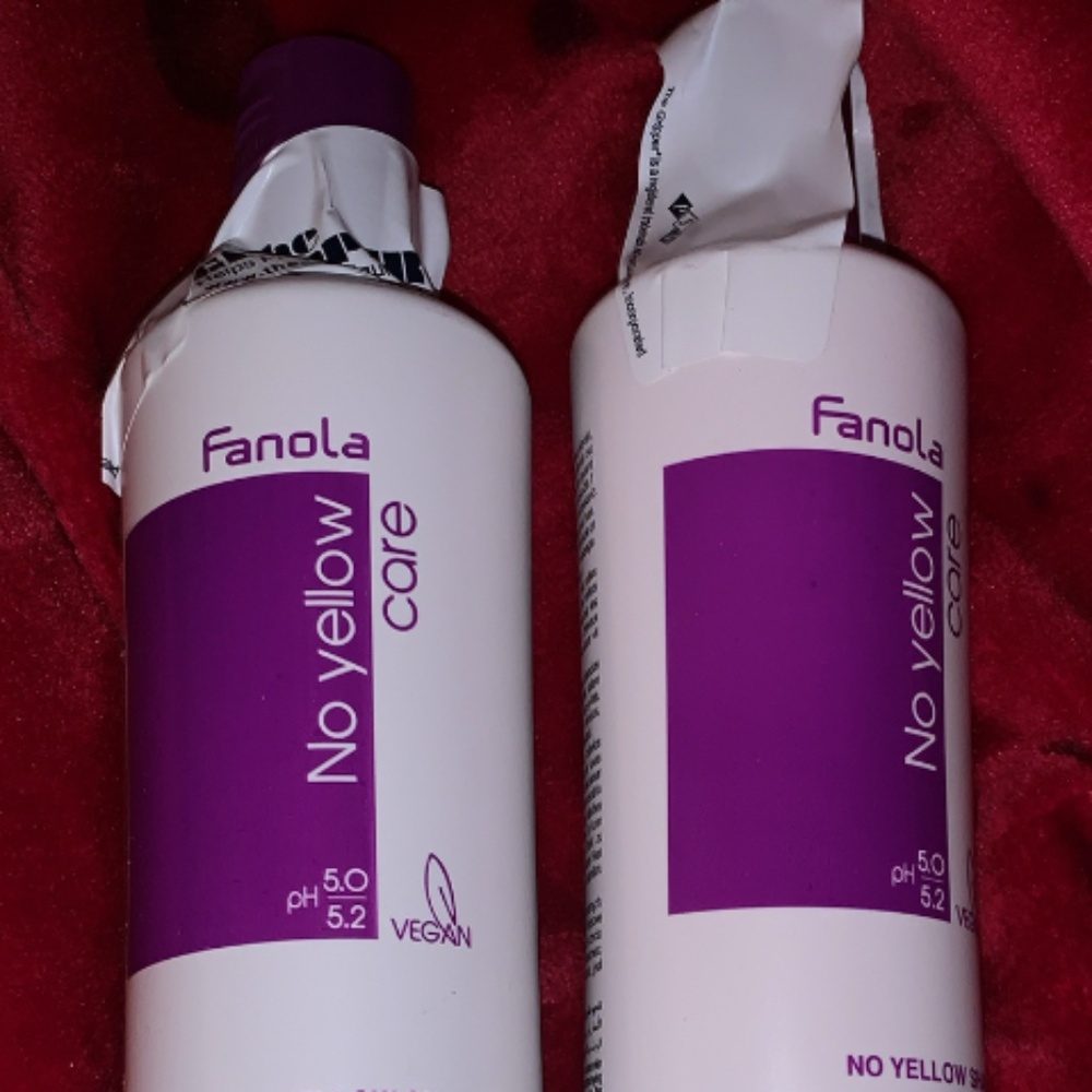 Fanola Toning No Yellow Shampoo Set of 2